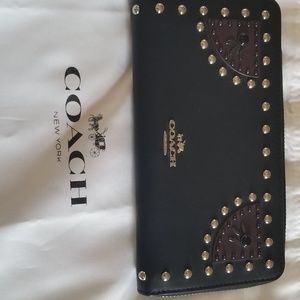 Leather Coach wallet
